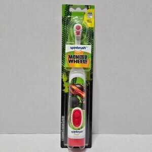 Spinbrush Monster Wheels Kids Electric Toothbrush, Soft Bristles!!!